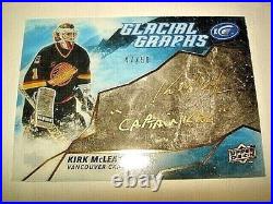 18/19 ICE Kirk Mclean Glacial Graphs Auto Signature Inscribed /50 Captain Kirk
