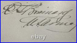 1884 Greely Arctic Expedition Survivors Signed + Inscribed Rescue Schley Museum