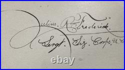 1884 Greely Arctic Expedition Survivors Signed + Inscribed Rescue Schley Museum