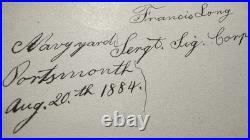 1884 Greely Arctic Expedition Survivors Signed + Inscribed Rescue Schley Museum