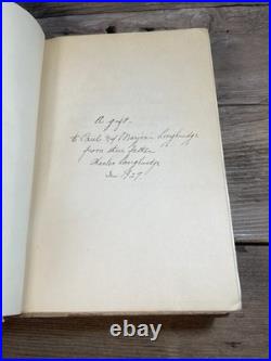 1927 WE Charles Lindbergh SIGNED Autograph Edition #138/1000 Inscribed