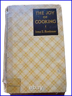 1936 The Joy of Cooking cook book SIGNED & INSCRIBED Irma S ROMBAUER Autographed