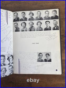 1938 Grassburr Yearbook SIGNED INSCRIBED Autograph Section Texas College