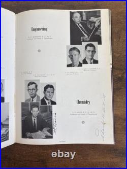 1938 Grassburr Yearbook SIGNED INSCRIBED Autograph Section Texas College 1938 Grassburr Yearbook SIGNED INSCRIBED Autograph Section Texas College