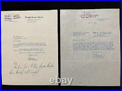 1944 President Harry S. Truman Autograph Signed Inscribed Typed Letter WWII