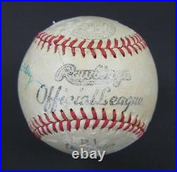 1953 Ty Cobb Signed Baseball Detroit Tigers Autograph Auto Inscribed Psa/dna Jsa