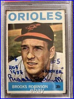 1964 Topps 230 Brooks Robinson PSA / DNA 10 Auto Signed HOF Inscribed Pop 1 of 2