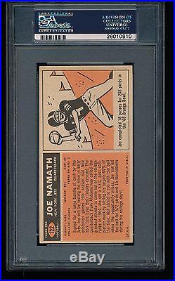 1965 Topps JOE NAMATH RC Signed & Inscribed ALABAMA'ROLL TIDE!' #122 PSA/DNA A