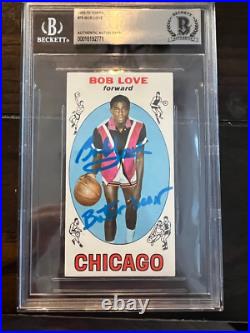 1969 Topps #78 Bob Love Signed Rookie Card Autograph RC BAS Inscribed Slabbed