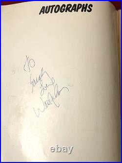 1976 Signed Inscribed Willie Nelson Concert Program Autograph