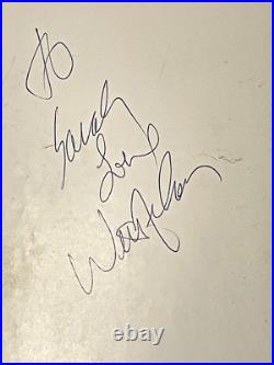 1976 Signed Inscribed Willie Nelson Concert Program Autograph