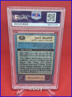 1981-82 Topps Jari Kurri Signed PSA Auto Rookie Inscribed Autograph Oilers