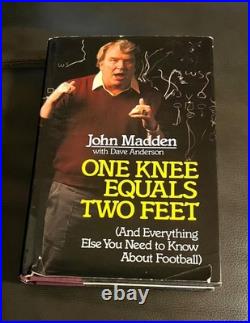 1986 John Madden Signed Book Incredible Inscribed Autograph Raiders Auto