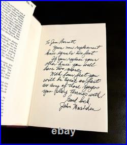 1986 John Madden Signed Book Incredible Inscribed Autograph Raiders Auto