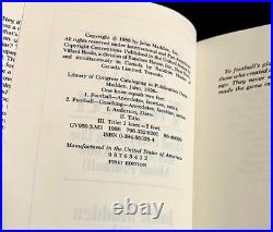 1986 John Madden Signed Book Incredible Inscribed Autograph Raiders Auto