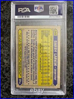 1987 Topps Barry Larkin PSA DNA Authentic Auto 10 Inscribed 90 WS Champs Reds