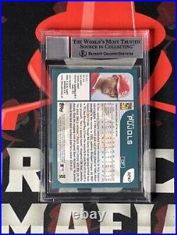 2001 Topps Traded T247 Albert Pujols RC Autograph BGS Inscribed ROY 01 Cardinals