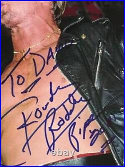 2001 XWF Rowdy Roddy Piper Signed/Autographed 8x10 Photo/Inscribed To David