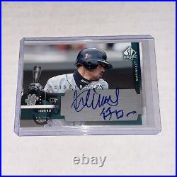 2003 Ichiro Suzuki SP Authentic Chirography Silver Auto #/25 Inscribed Japanese