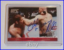 2009 Topps UFC Round 1 Chuck Liddell RC Rookie On-Card Auto Inscribed Iceman