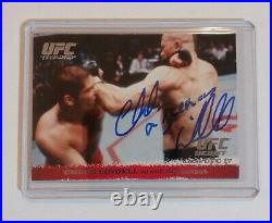 2009 Topps UFC Round 1 Chuck Liddell RC Rookie On-Card Auto Inscribed Iceman