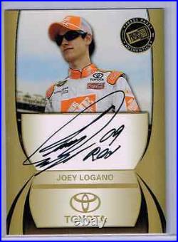 2011 Press Pass Joey Logano Inscribed 09 Roy Autograph/25