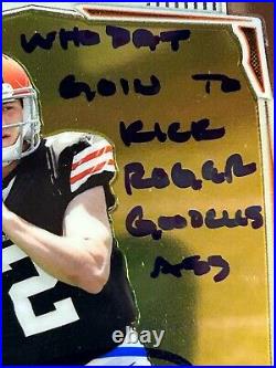 2014 Topps Chrome Rc Inscribed Auto Johnny Manziel 1/1 A Must For Any Saints Fan