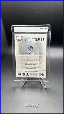 2016-17 UD Darryl Sittler SOTT Auto Inscribed? Leafs