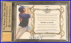 2018 Leaf Trinity Pete Alonso Bronze Inscribed Autograph Card Bgs 9.5 Auto 10