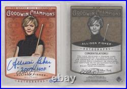 2019 Upper Deck Goodwin Champions Inscribed /25 Allison Fisher (2009 HOF) Auto