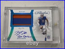 2021 Flawless Kyle Trask RPA Patch Auto 1/1 Go Gators Inscribed