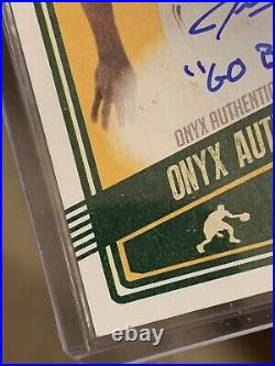 2021 Onyx Vintage Blue On-card Auto Jrue Holiday'go Bucks!' #vajh 1/12 = 1/1 Sp