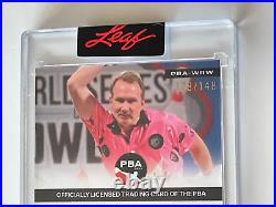 2023 Leaf PBA Bowling WALTER RAY WILLIAMS JR Signed AUTO Inscribed AUTOGRAPHED #