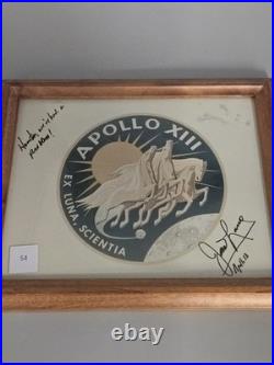 7 X 10 Framed Apollo 13 Print Signed And Inscribed By Jim Lovell With Psa/Dna 7 X 10 Framed Apollo 13 Print Signed And Inscribed By Jim Lovell With Psa/Dna