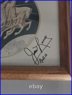 7 X 10 Framed Apollo 13 Print Signed And Inscribed By Jim Lovell With Psa/Dna 7 X 10 Framed Apollo 13 Print Signed And Inscribed By Jim Lovell With Psa/Dna