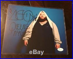 ACTION BRONSON INSCRIBED QUEENS NYC 8X10 AUTOGRAPHED photo JSA Q63449