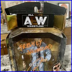 AEW Orange Cassidy Autographed Signed & Inscribed S3 Figure with COA & Case
