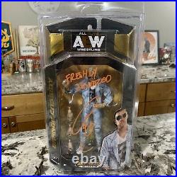 AEW Orange Cassidy Autographed Signed & Inscribed S3 Figure with COA & Case
