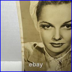 ANN SHERIDAN The OOMPH GiRL AUTOGRAPHED INSCRIBED Hand Signed PHOTOGRAPH