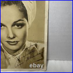 ANN SHERIDAN The OOMPH GiRL AUTOGRAPHED INSCRIBED Hand Signed PHOTOGRAPH