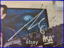 ASH VS EVIL DEAD MOVIE TV SHOW POSTER SIGNED BRUCE CAMPBELL INSCRIBED RARE 5x