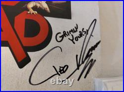 ASH VS EVIL DEAD MOVIE TV SHOW POSTER SIGNED BRUCE CAMPBELL INSCRIBED RARE 5x