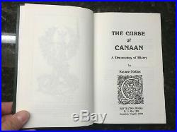 AUTOGRAPHED / SIGNED The Curse of Canaan by Eustace Mullins 1st Ed. 1987