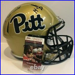 Aaron Donald Autographed Signed Inscribed Pitt Panthers Full Size Helmet Jsa Coa