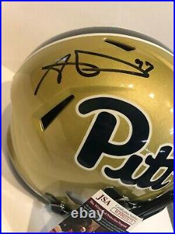 Aaron Donald Autographed Signed Inscribed Pitt Panthers Full Size Helmet Jsa Coa