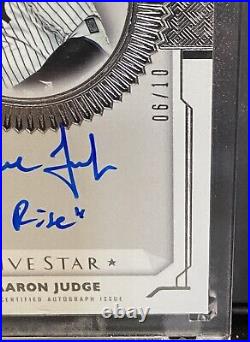 Aaron Judge 2019 Topps Five Star Signature Inscribed ALL RISE #6/10 NY Yankees