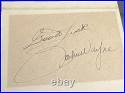 Actor John Wayne Signed Inscribed Cut Auto Autograph Psa/dna Fine