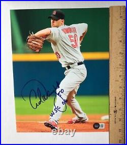 Adam Wainwright Autographed Signed & Inscribed WSC 06 Photo Cardinals BAS