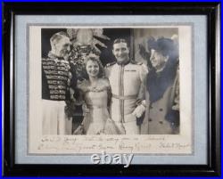 Adorable Movie Cast Autographed Inscribed Photograph Circa 1933 With Co-signer