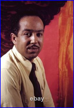 African American Writer Langston Hughes Inscribes, Signs Card To Mamma Jenny